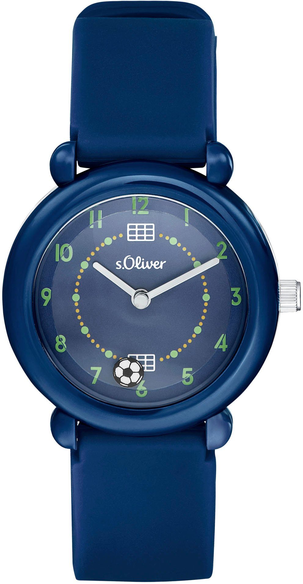 s.Oliver Quarzuhr 2036534, ideal Armbanduhr auch Geschenk, Trendige Jungen für als