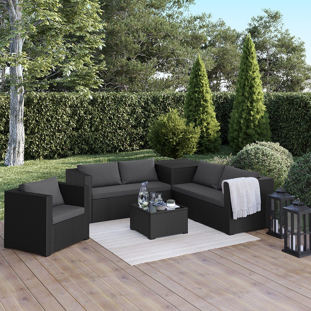 STEELSØN Sitzgruppe Veloria, (2 Sofa, Tisch, günstig online kaufen