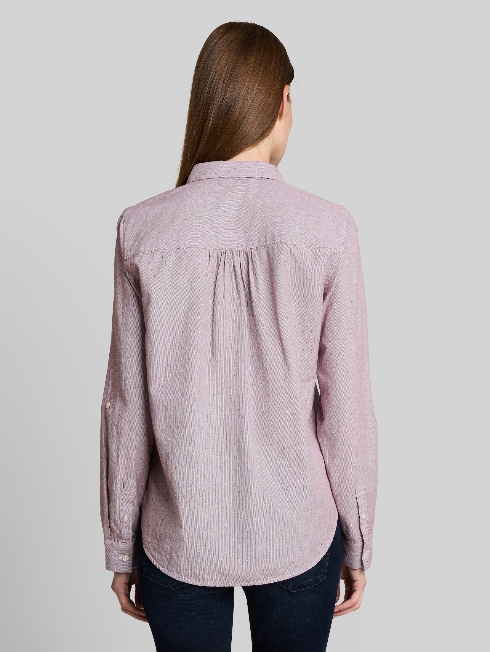 TOM TAILOR Langarmbluse Blusen & Shirts Hemdbluse mit Turn-up-Funktion