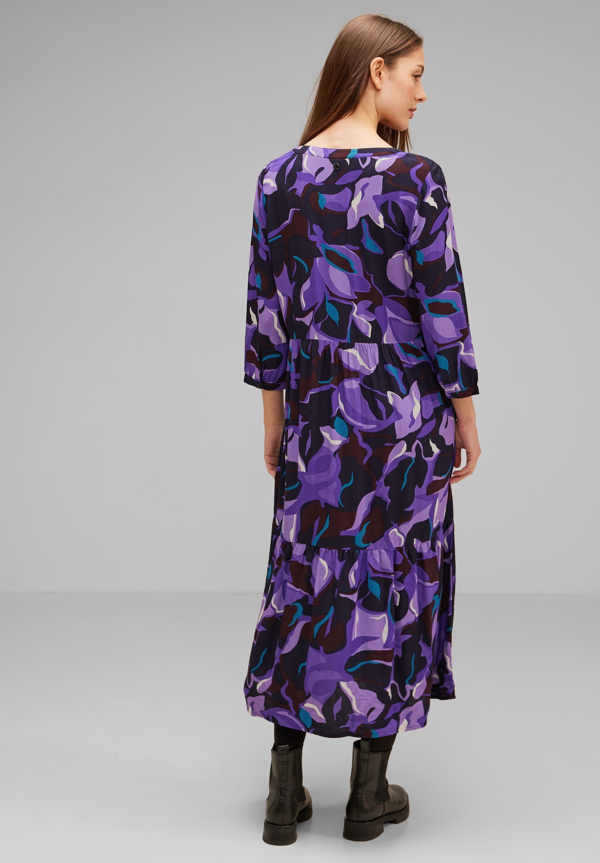 STREET ONE Midikleid mit allover Print