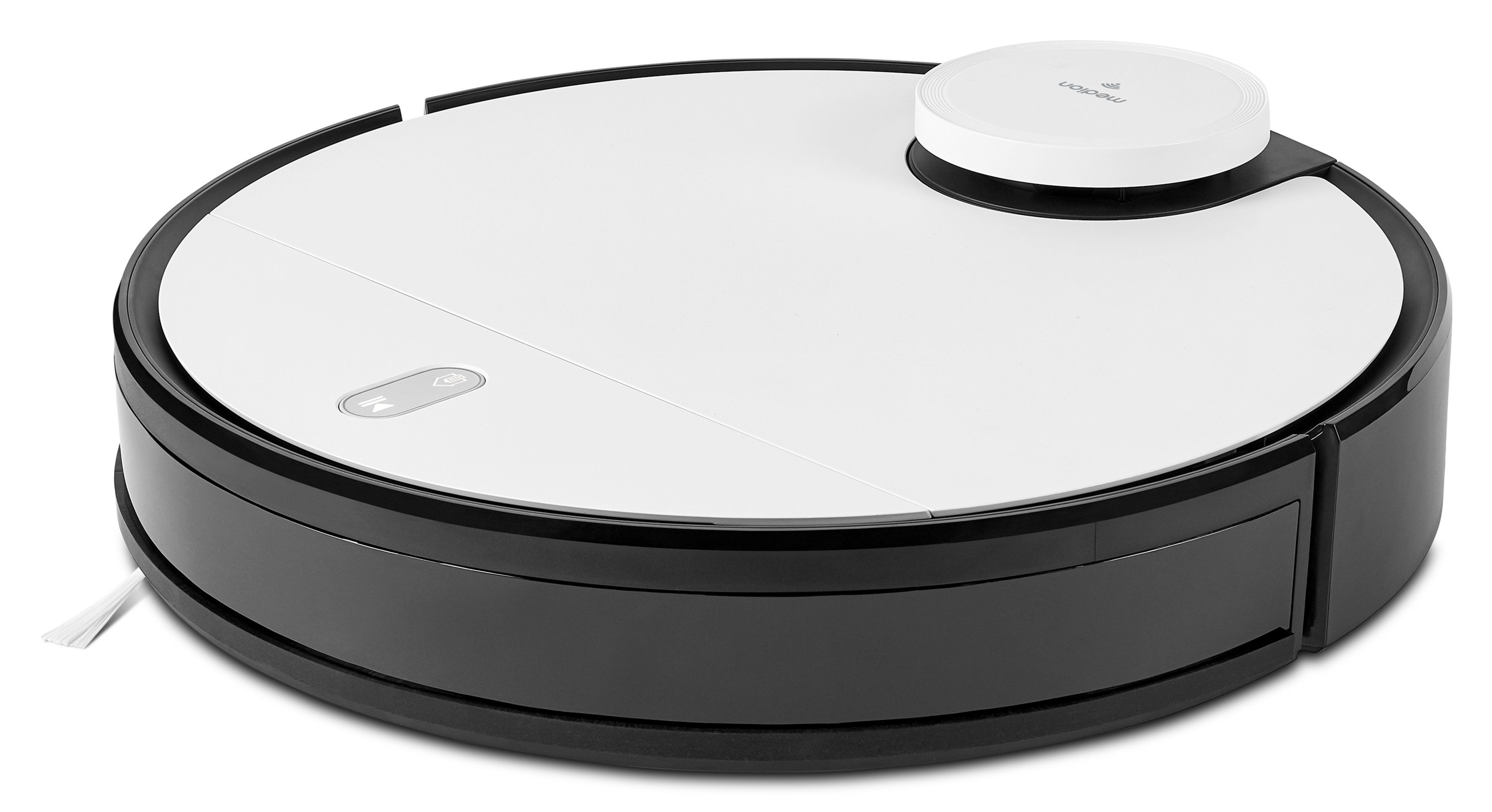 Medion® Saugroboter mit Wischfunktion MD 20040 X40 SW, 30 W, App und Alexa Steuerung, Betriebszeit bis zu 110 min