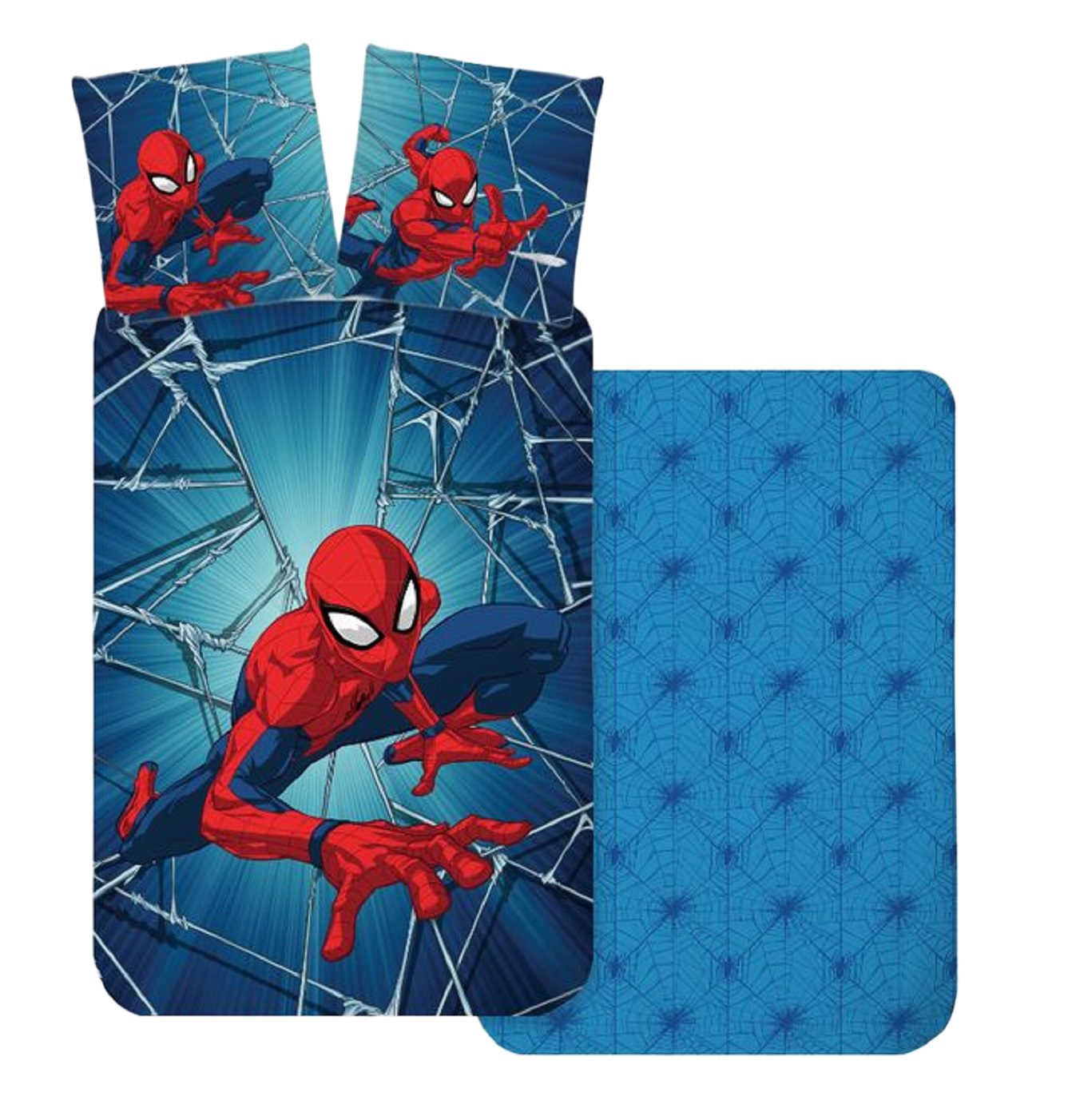 BrandMac Babybettwäsche Spiderman Baby Bettwäsche Set 100 x 135 cm / 40 x 60 cm 100% Baumwolle, 2 teilig, Langlebig