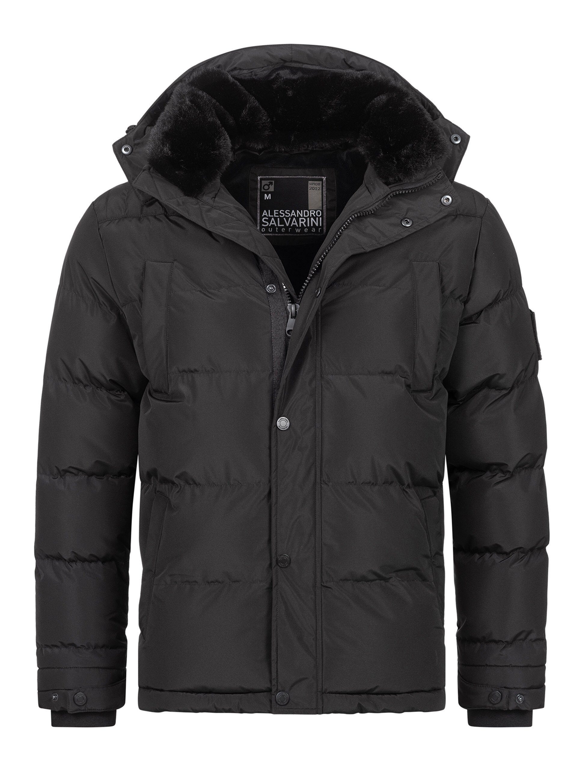 Alessandro Salvarini Winterjacke ASEzkimo mit warmen Teddyfell