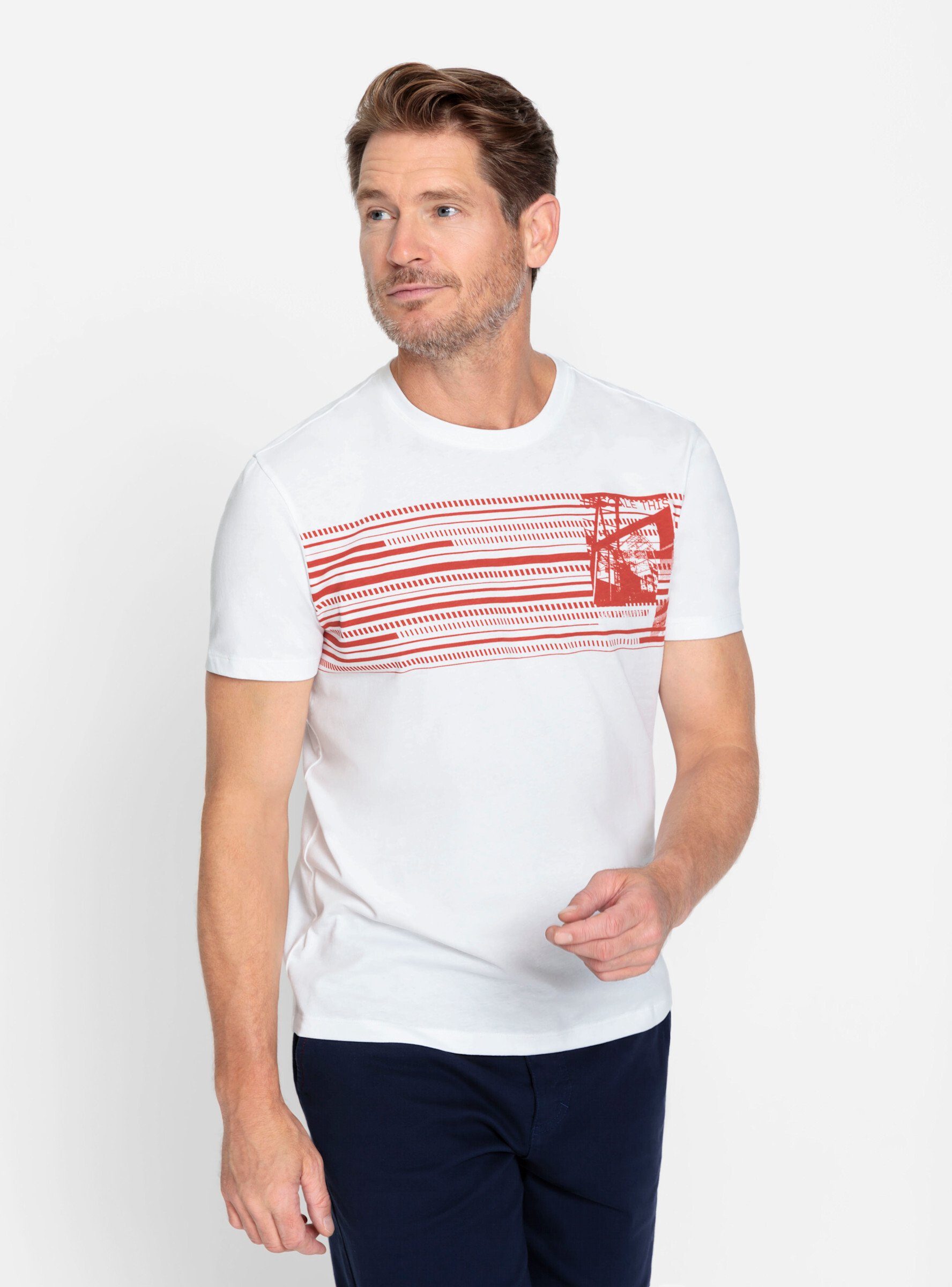 T-Shirt weiß+terra WEIDEN (2-tlg) WITT