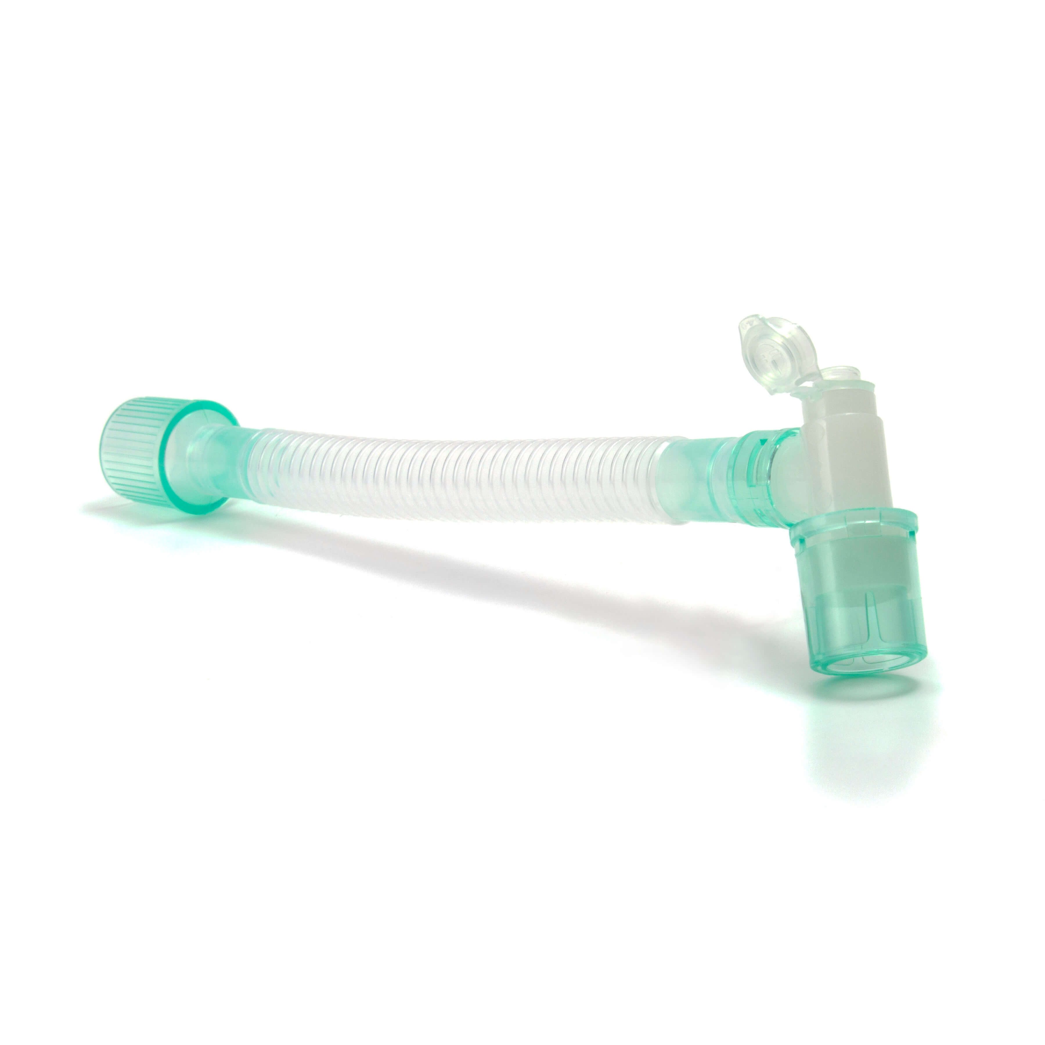 Intersurgical Erste-Hilfe-Set Intersurgical Gänsegurgel 22ID Drehkonnektor, Flip Top Cap Port, 170mm