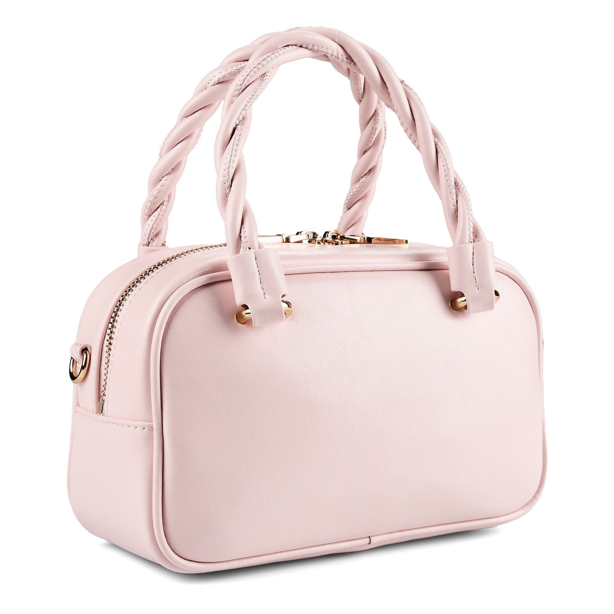 LOVE MOSCHINO Henkeltasche Nero, Lederfaserstoff