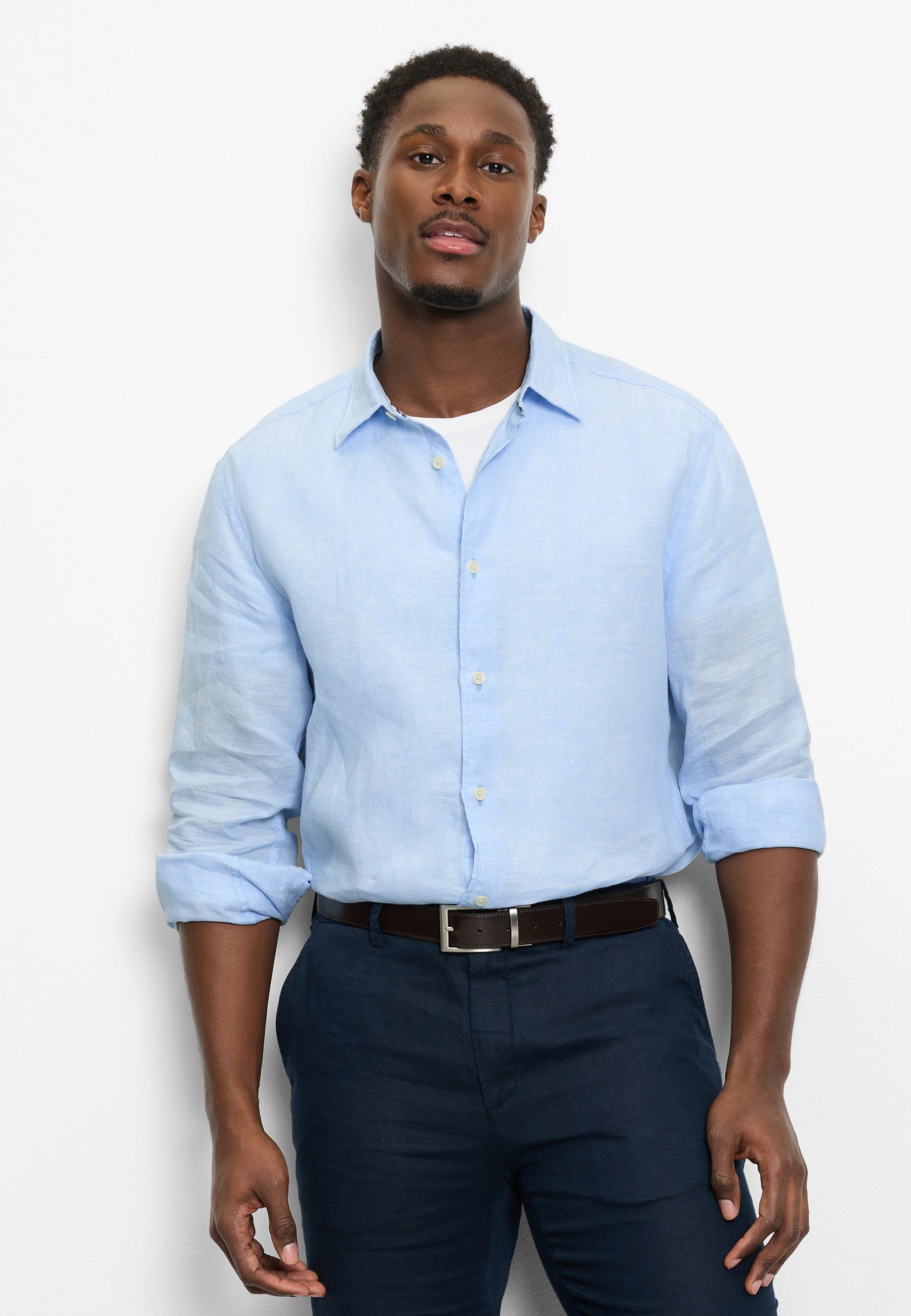 OLYMP Langarmhemd OLYMP Casual, Regular Fit, Kent