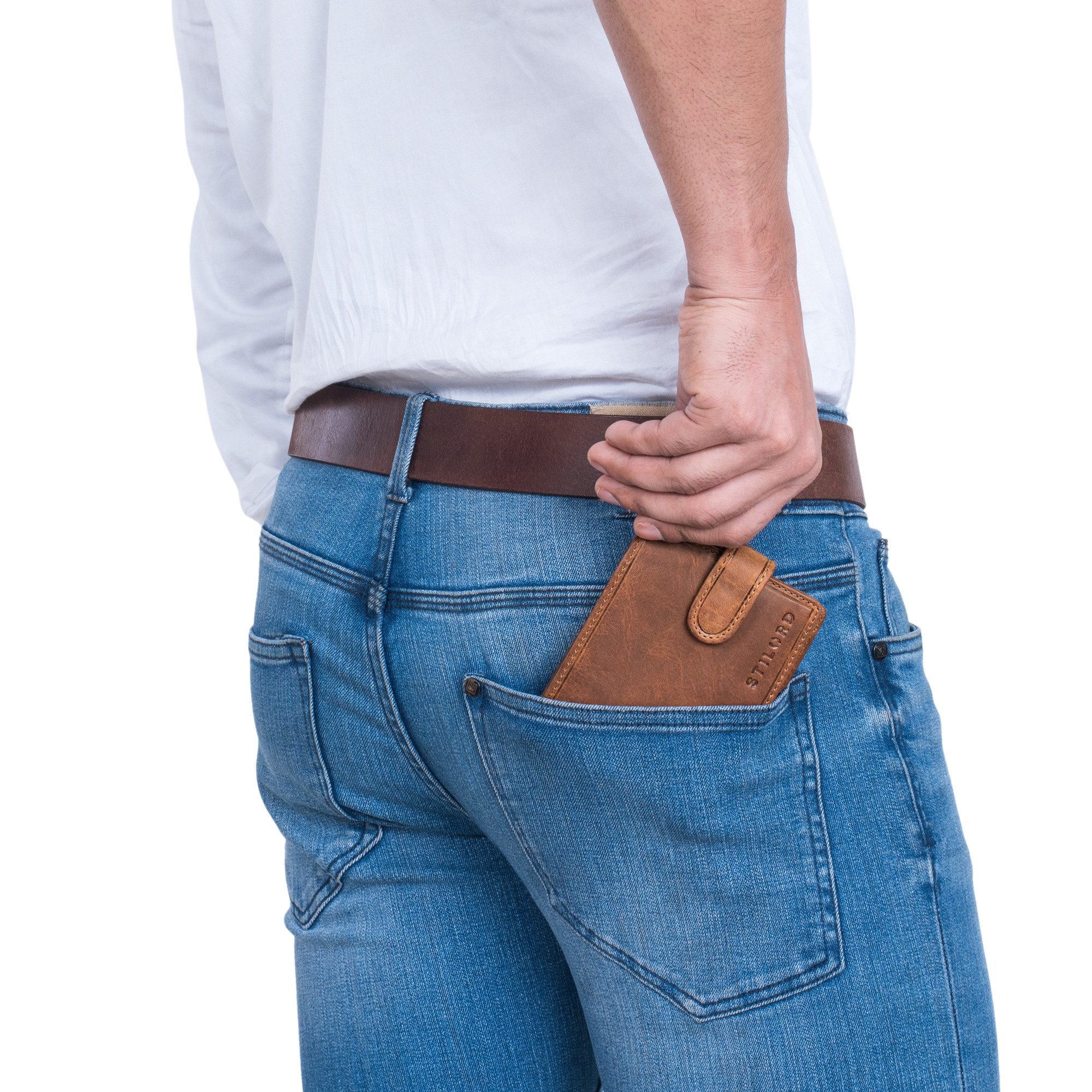 STILORD Geldbörse "Larry" Leder Geldbörse Herren RFID Schutz günstig online kaufen