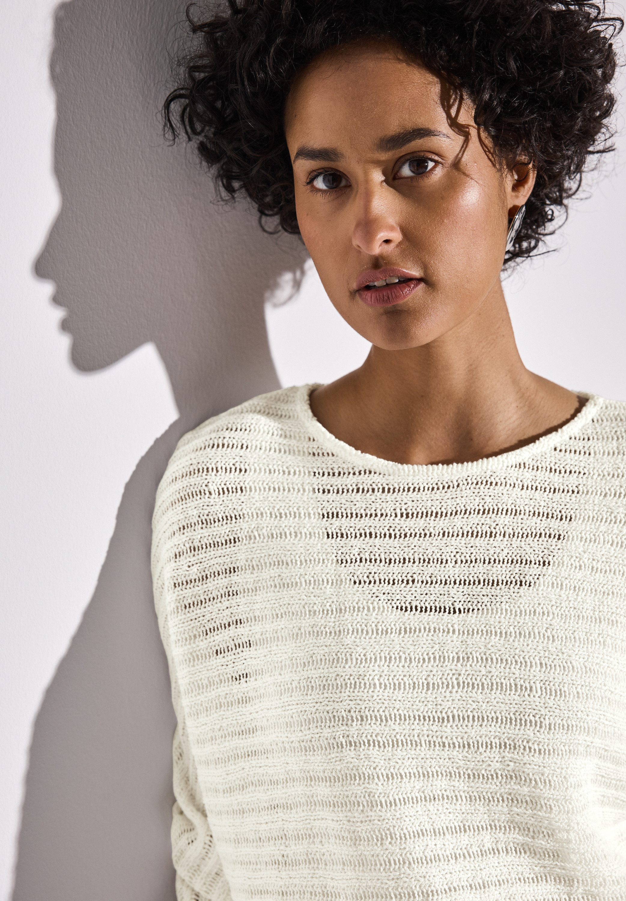 STREET ONE Strickpullover mit U-Boot-Ausschnitt
