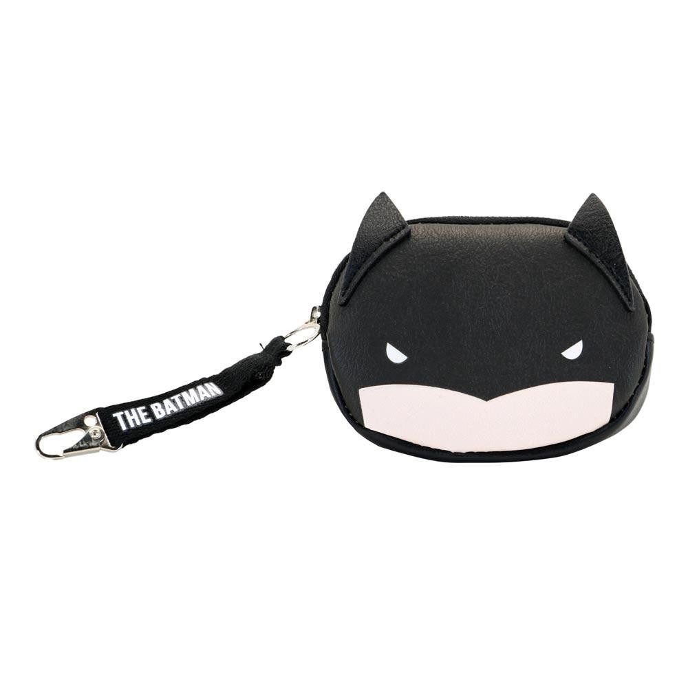 Karactermania Geldbörse DC Comics Batman Chibi Pill Münzbörse Schwarz, Ein Einzelfach mit Reißverschluss