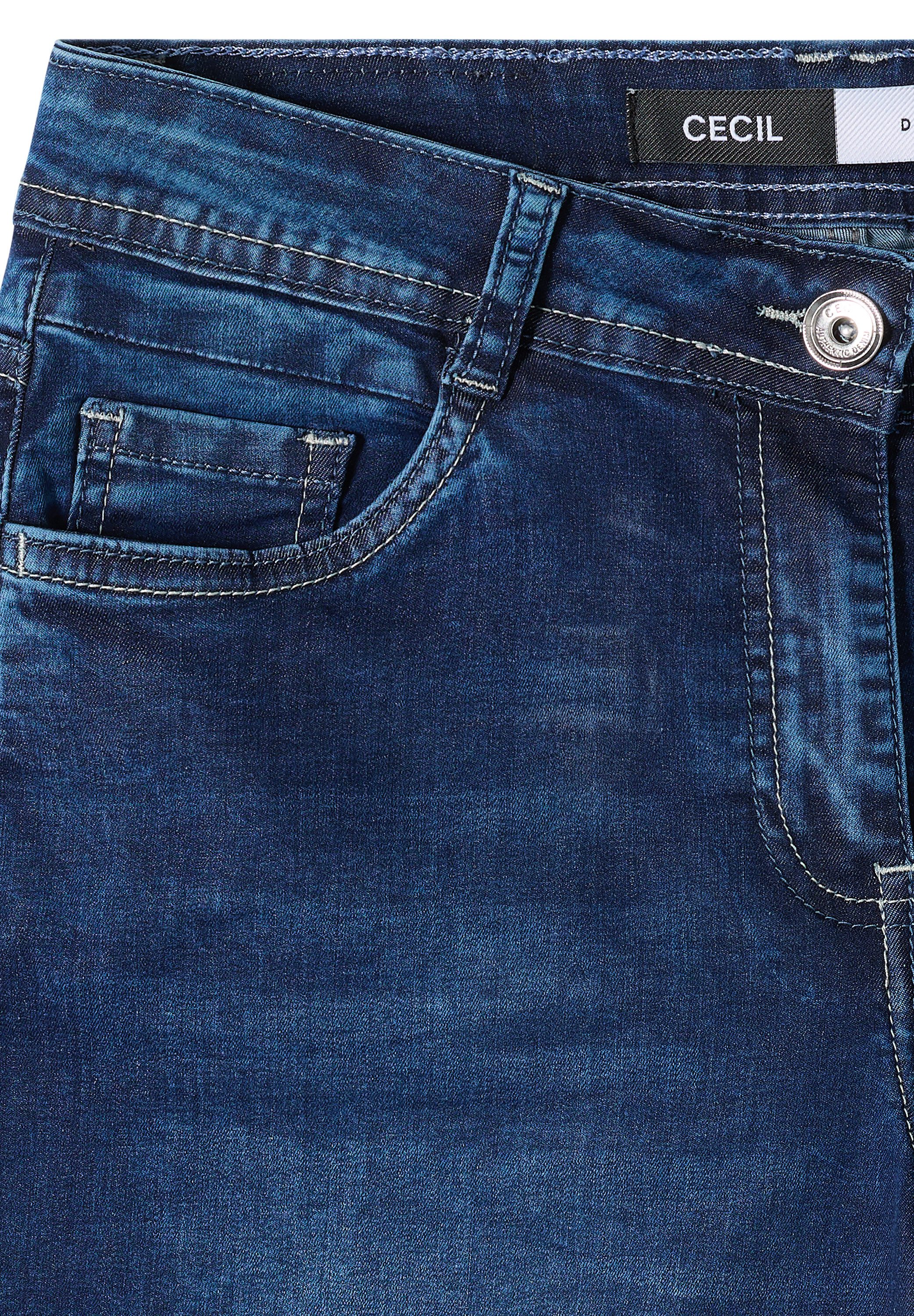 CECIL Loose-fit-Jeans mit Wide Legs