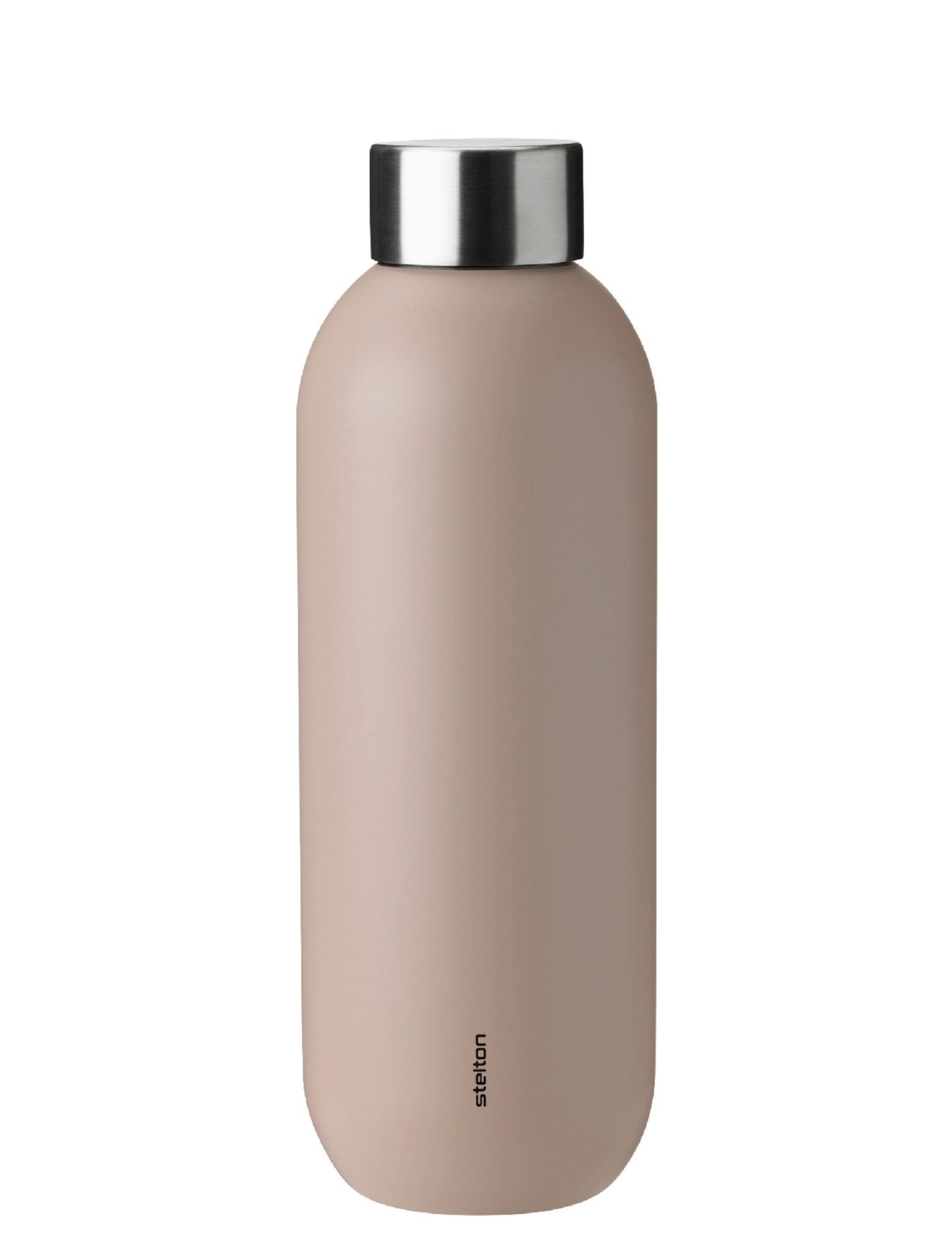 Stelton Thermobecher Stelton Keep Cool Isolierflasche 600 ml, Edelstahl, pulverlackiert,PP Kunststoff,Silikone