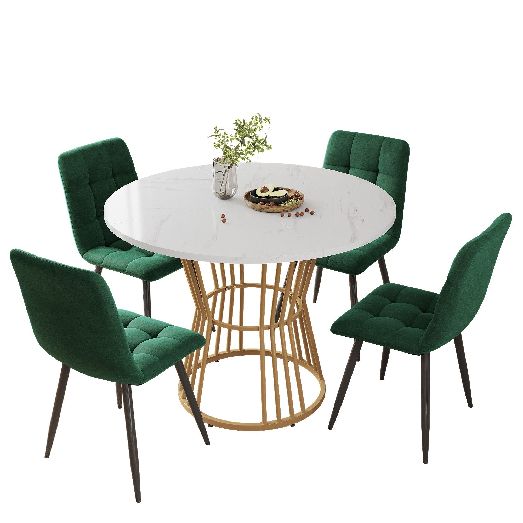 Tongtong Essgruppe Küchentisch-Set, (5-teilig), Esstisch-Set mit günstig online kaufen
