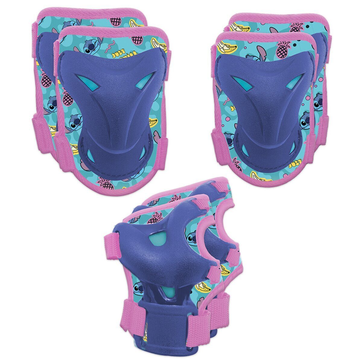 Lilo & Stitch Kinder-Schutzausrüstung Lilo & Stitch Kinder-Knie- und Ellbogenschützer Set