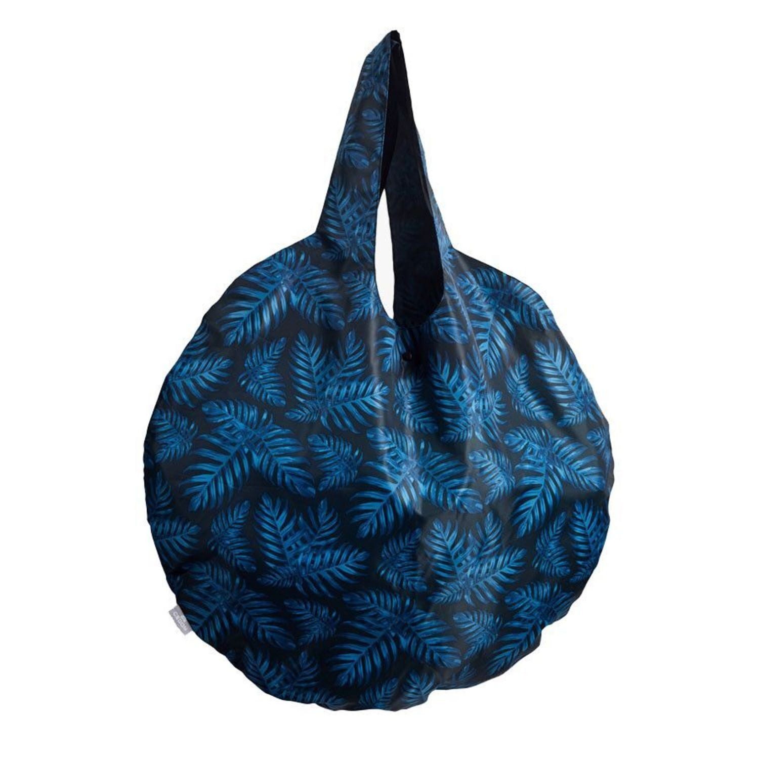 Cedon Museum Shops Aktentasche Easy Bag Round XL Philodendron blue