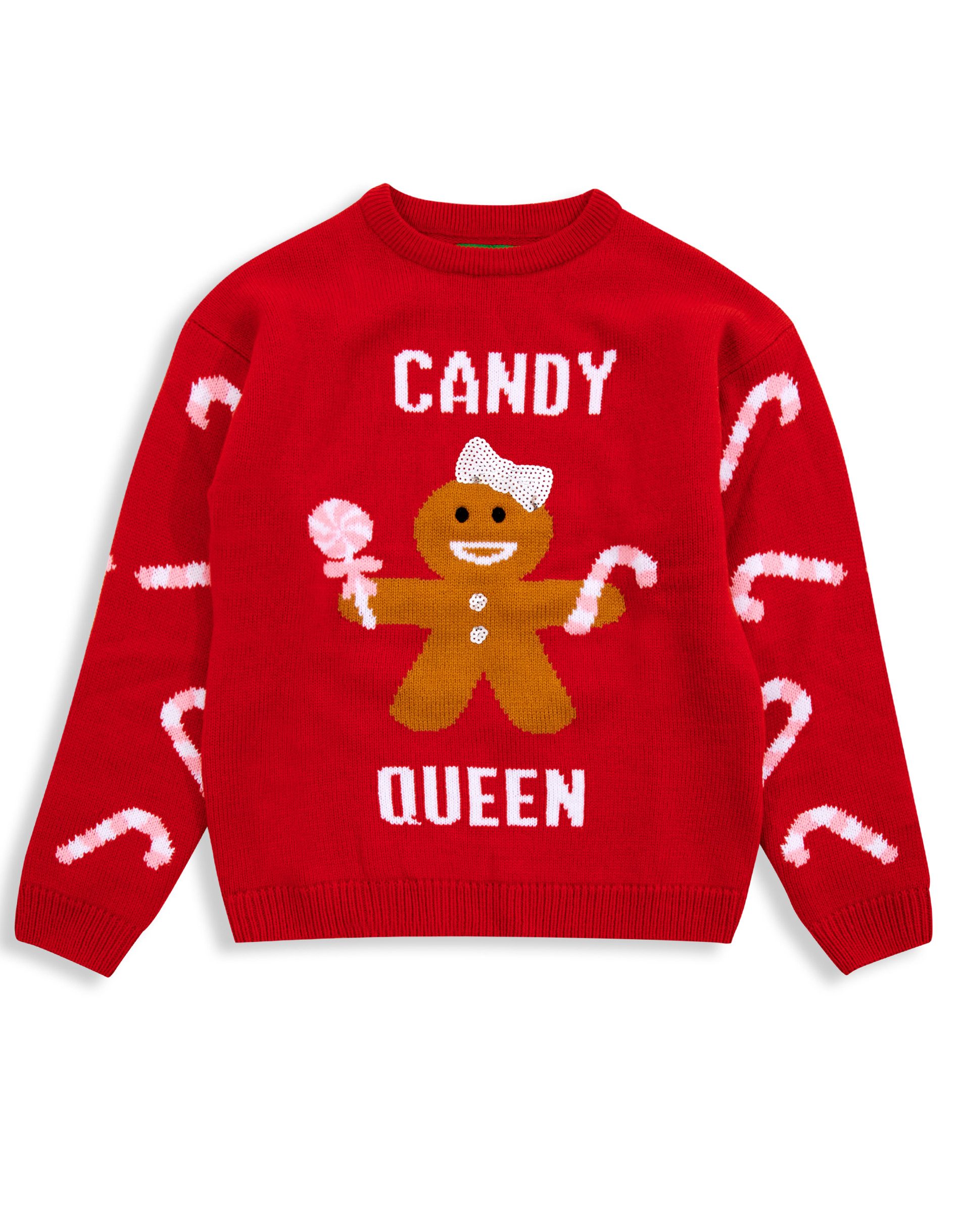 Rundhalspullover Xmas Jumper Candyqueen