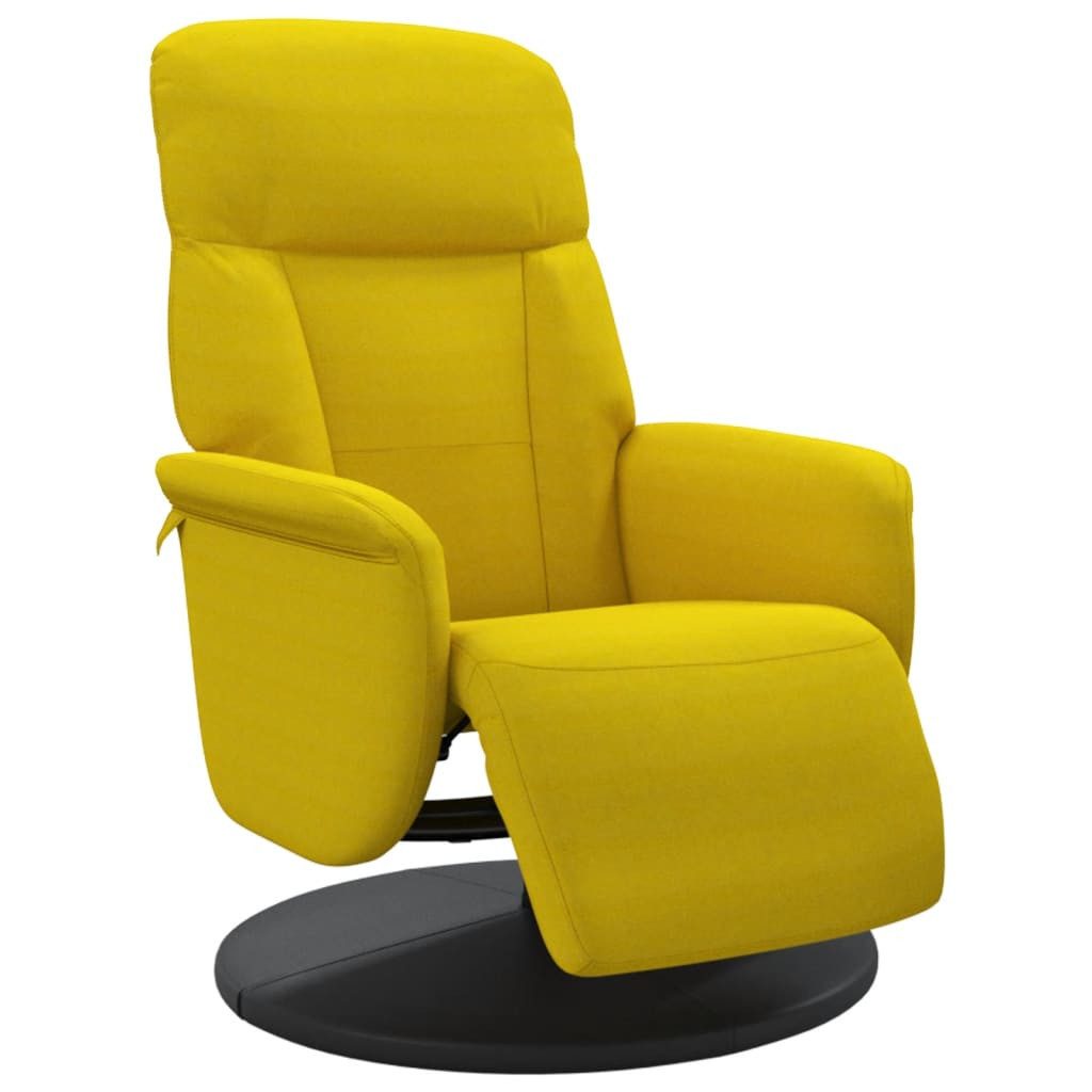 vidaXL Sessel Relaxsessel mit Fußteil Gelb günstig online kaufen
