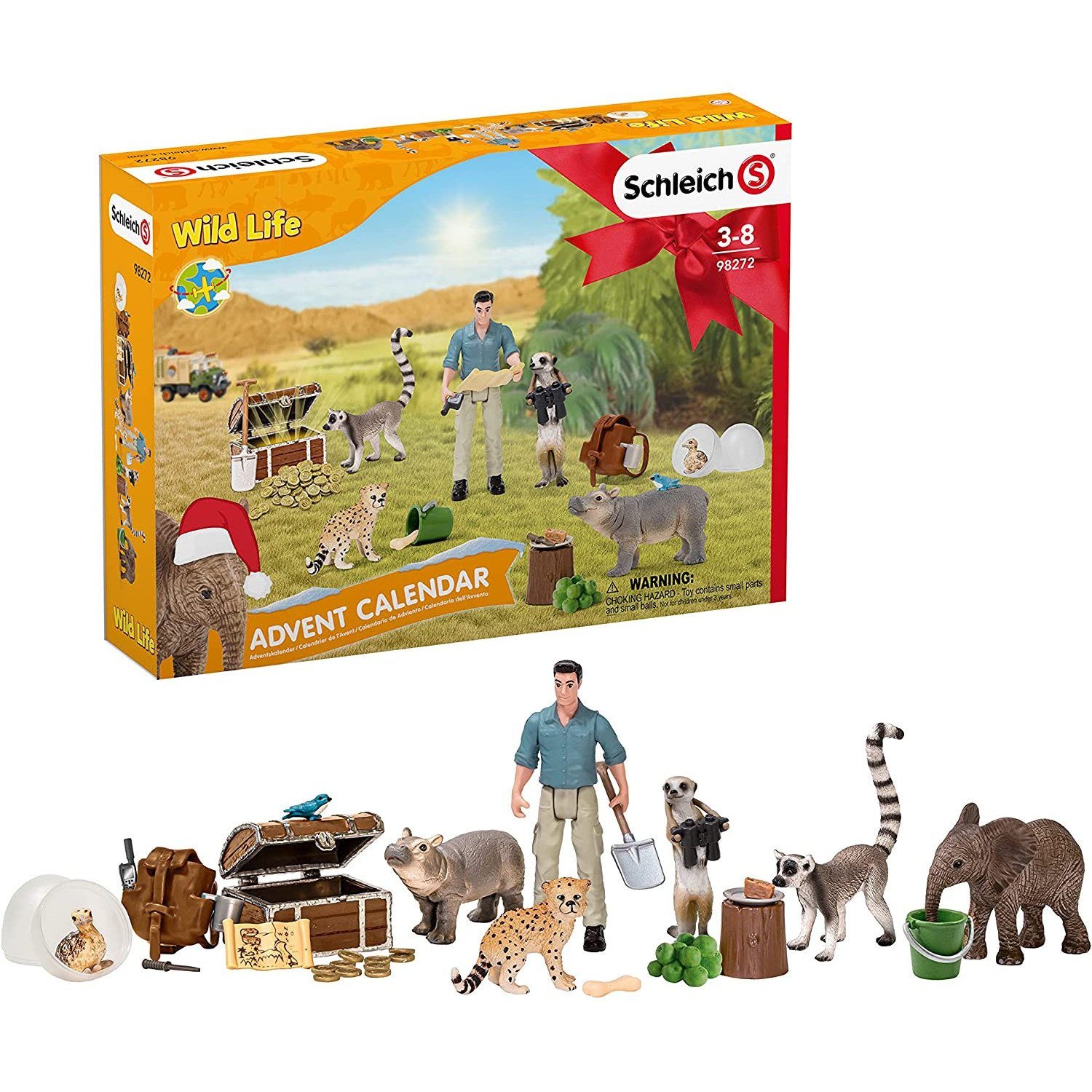 Schleich® Adventskalender SLH98272, Wild Life Advent Calendar