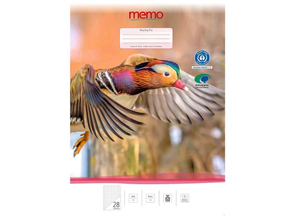 memo Schulheft memo Schulheft DIN A4, Lineatur 28