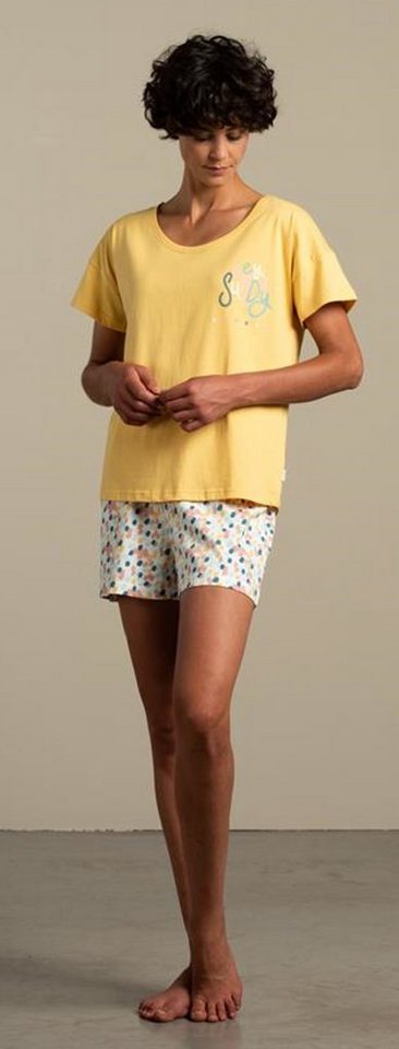 Eskimo Schlafanzug Damen Schlafanzug Shorty (2 tlg) Modisches Design