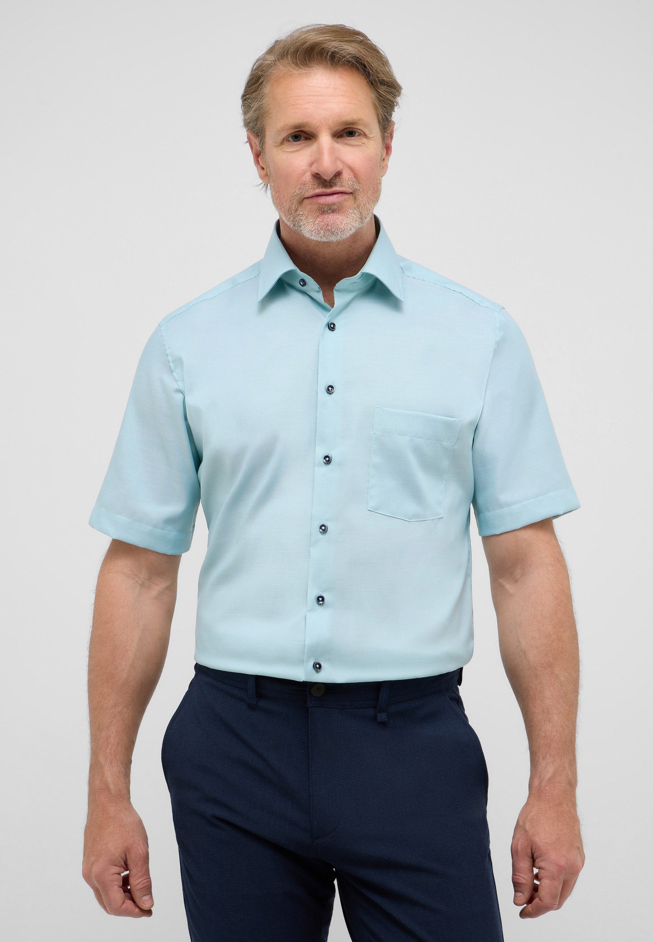 Eterna Kurzarmhemd MODERN FIT NON IRON günstig online kaufen