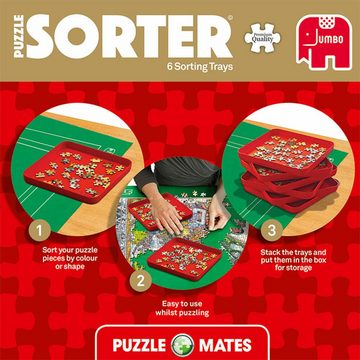 Jumbo Spiele Puzzle-Sortierschale Puzzle Mates - Sortierfächer