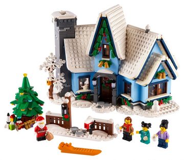 LEGO® Konstruktionsspielsteine LEGO® - Besuch des Weihnachtsmanns, (1445 St)