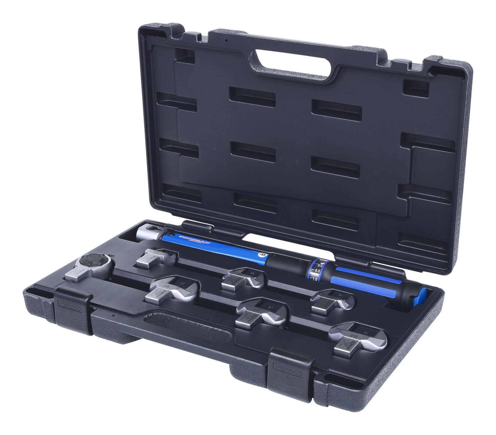 KS Tools Drehmomentschlüssel ERGOTORQUEprecision (8 St), Kälte-KlimaWerkzeugsatz 20 - 100 Nm, 8-teilig