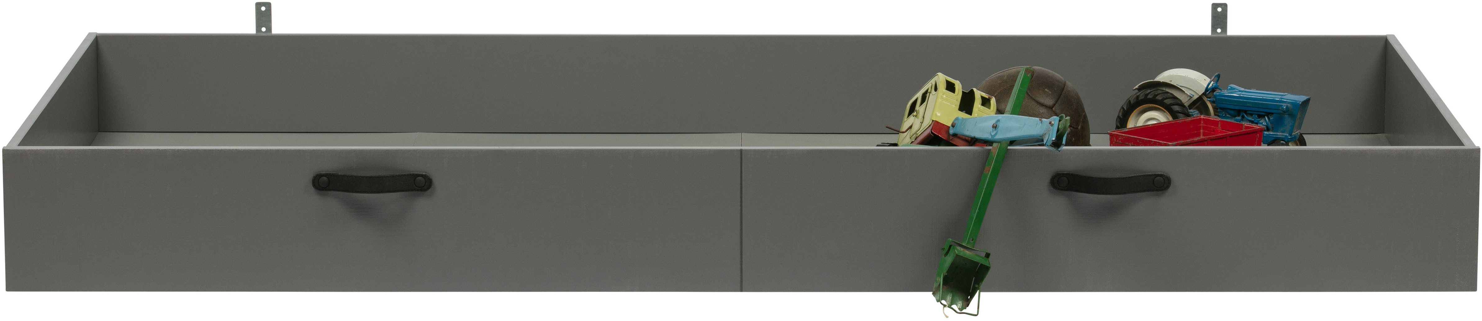 WOOOD Bettschubkasten Morris mit FSC® Massivkiefer bandsägerauh B 198 x T 92 x H 20,5 cm, Stauraumschublade, gelebte Ausstrahlungen, Teil der Morris-Serie
