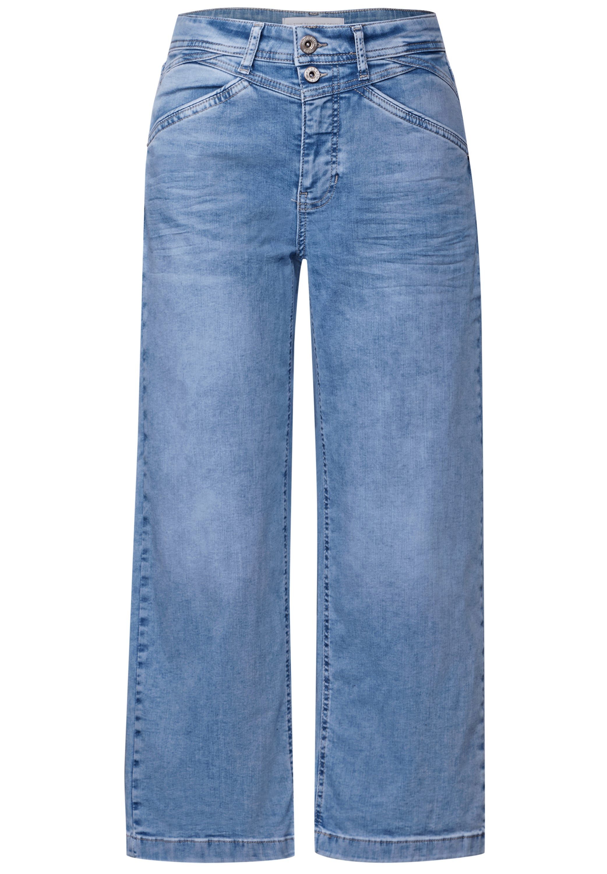 STREET ONE Weite Jeans Wide Leg günstig online kaufen