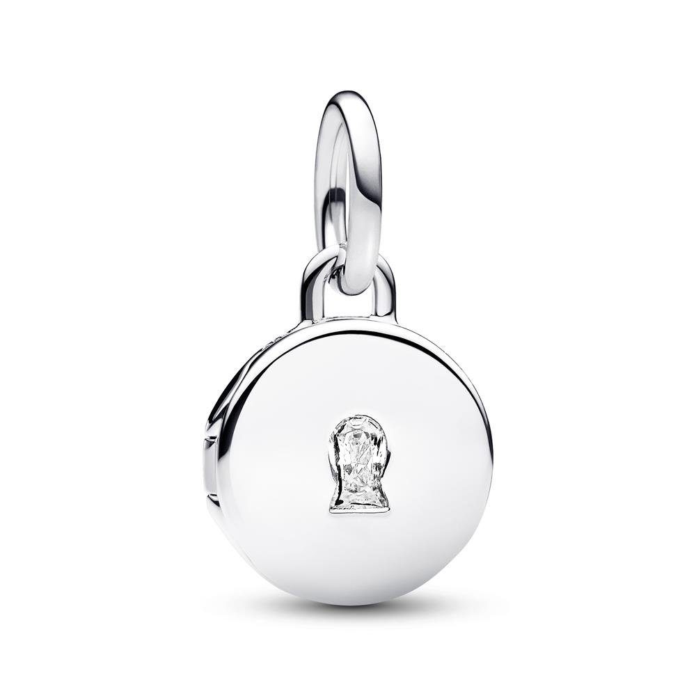 Charm-Einhänger Aufklappbarer Charm-Anhänger Schloss von PANDORA, 925er Silber