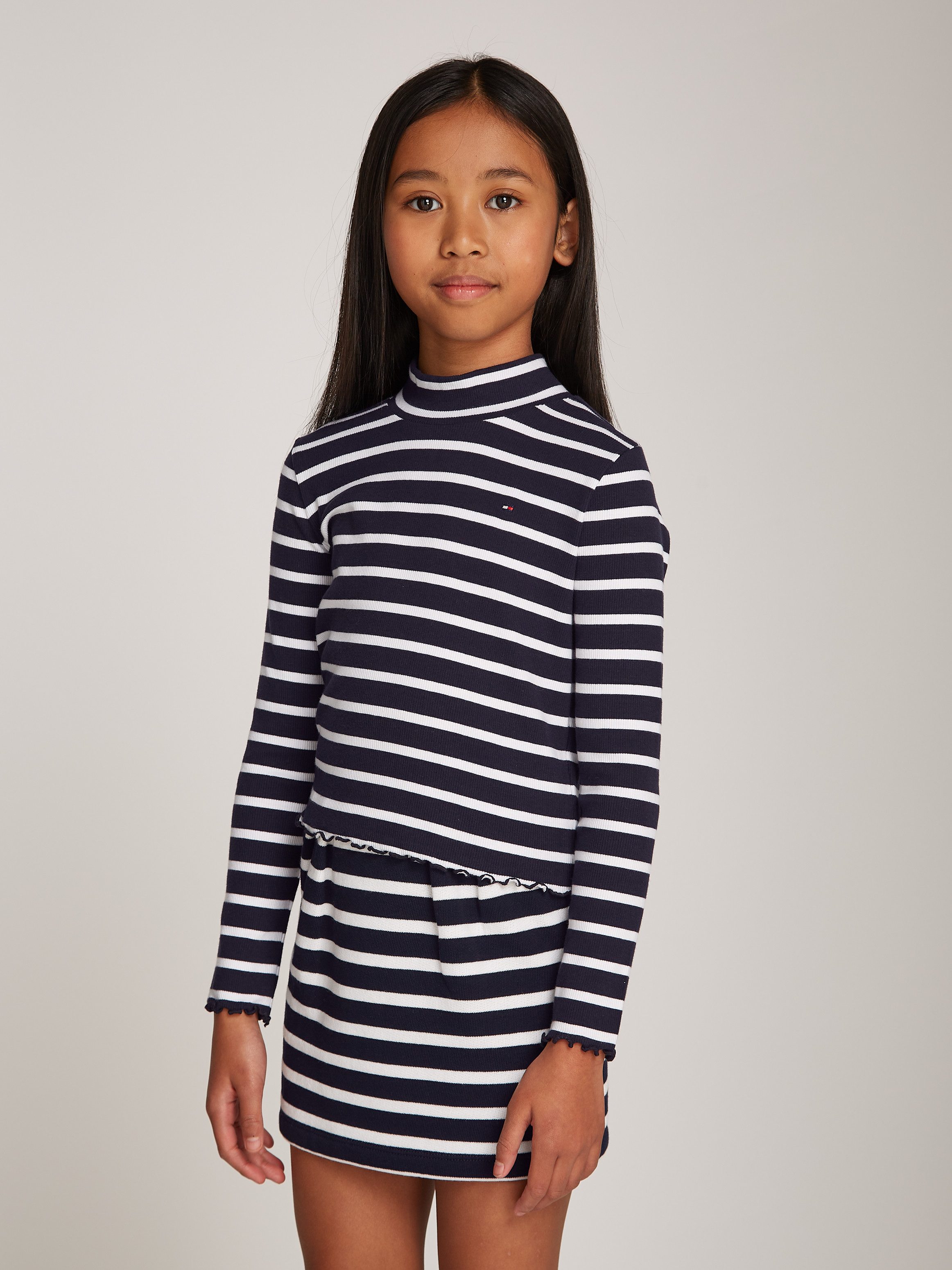 Tommy Hilfiger Langarmshirt MOCK NECK RIB günstig online kaufen