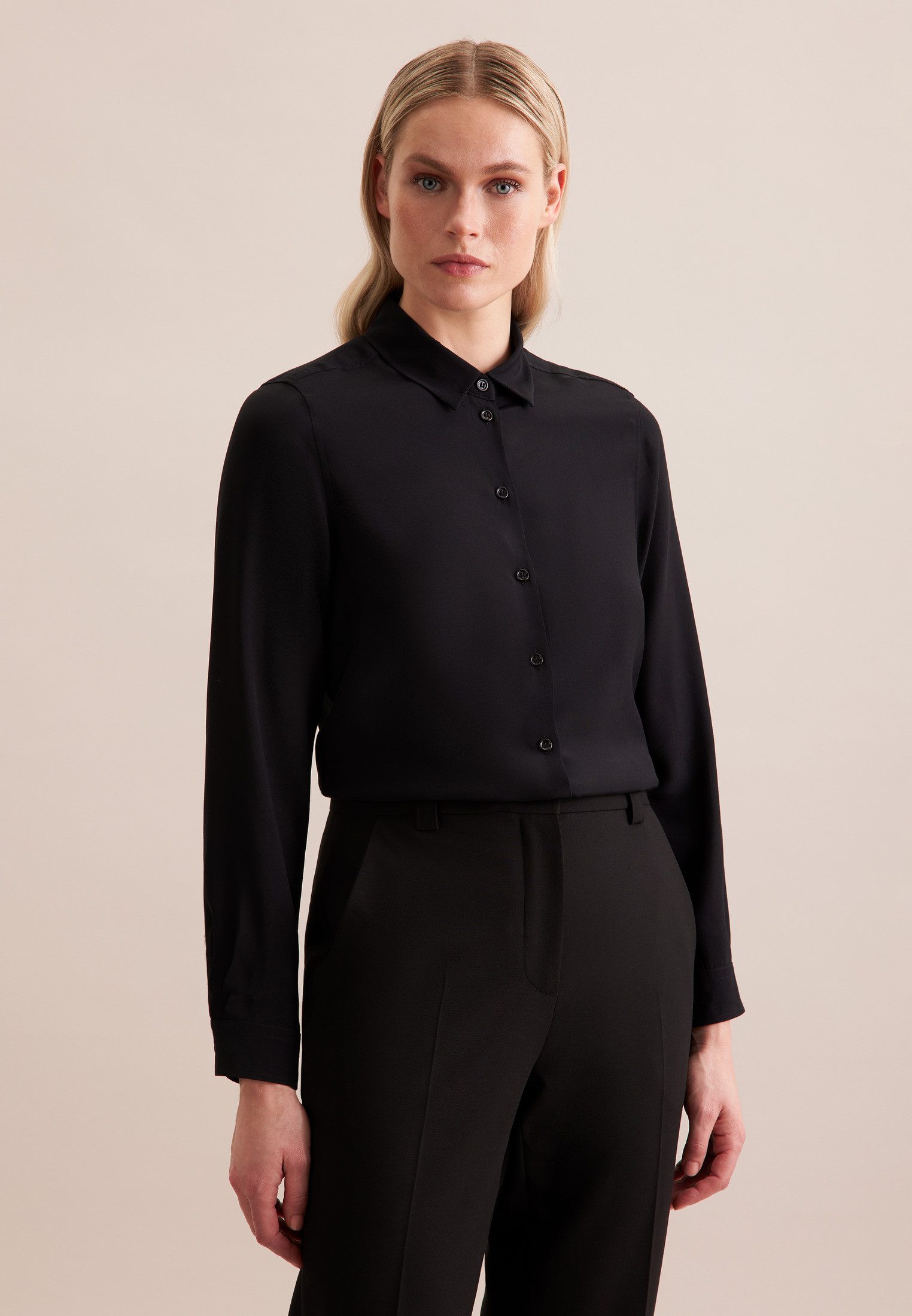 seidensticker Hemdbluse, Uni günstig online kaufen