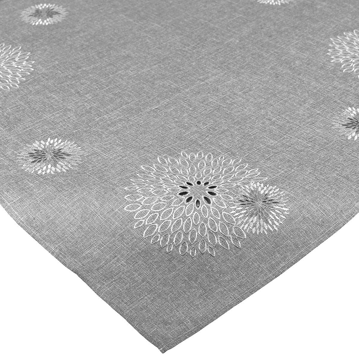 Tischläufer SAISON Pusteblume Grau 85x85 Tischdecke günstig online kaufen