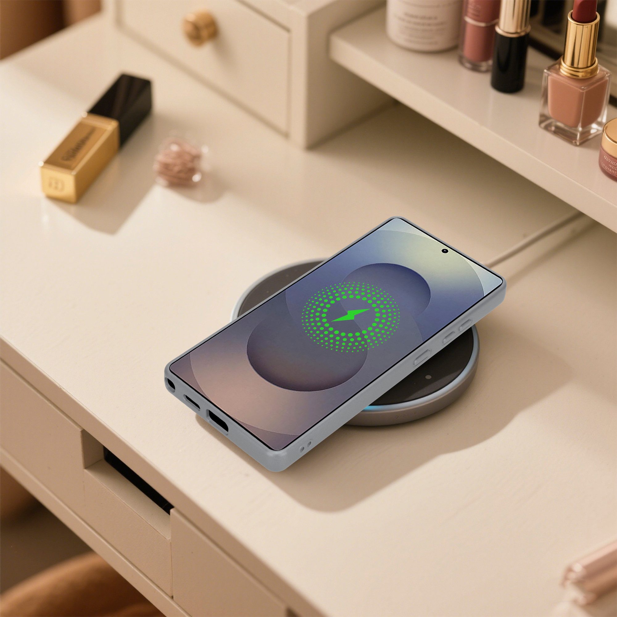 Cadorabo Handyhülle Samsung Galaxy S25 Ultra, Hülle Schutzhülle Case Cover kompatibel mit Magsafe Diamant Glitzer