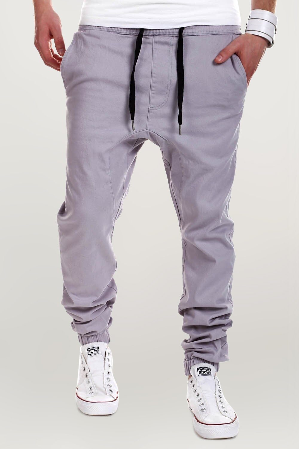 behype Chinohose LUKE mit elastischem Bund günstig online kaufen