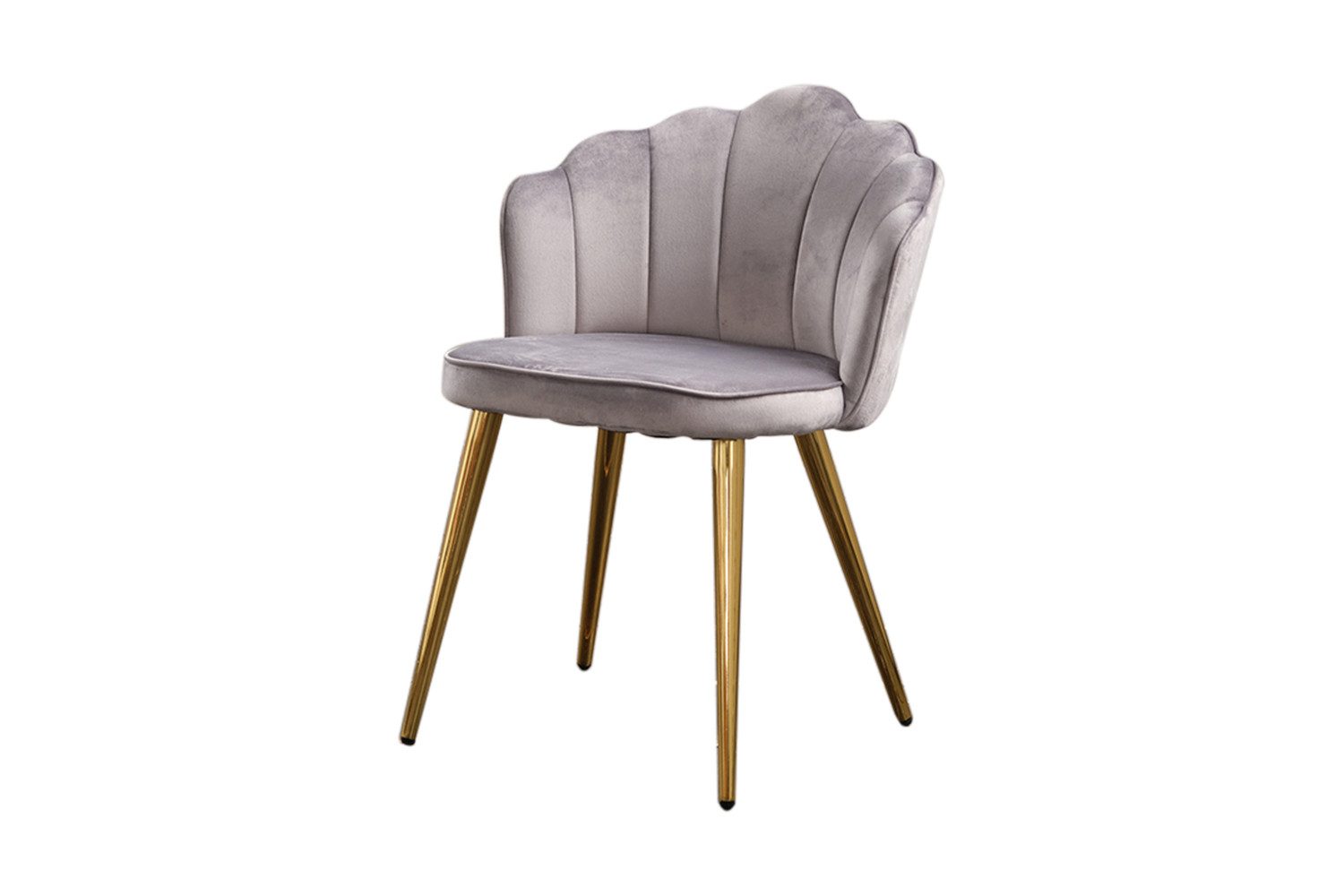 KAWOLA Esszimmerstuhl SALLY, Stuhl Velvet, Fuß schwarz oder gold, verschied günstig online kaufen