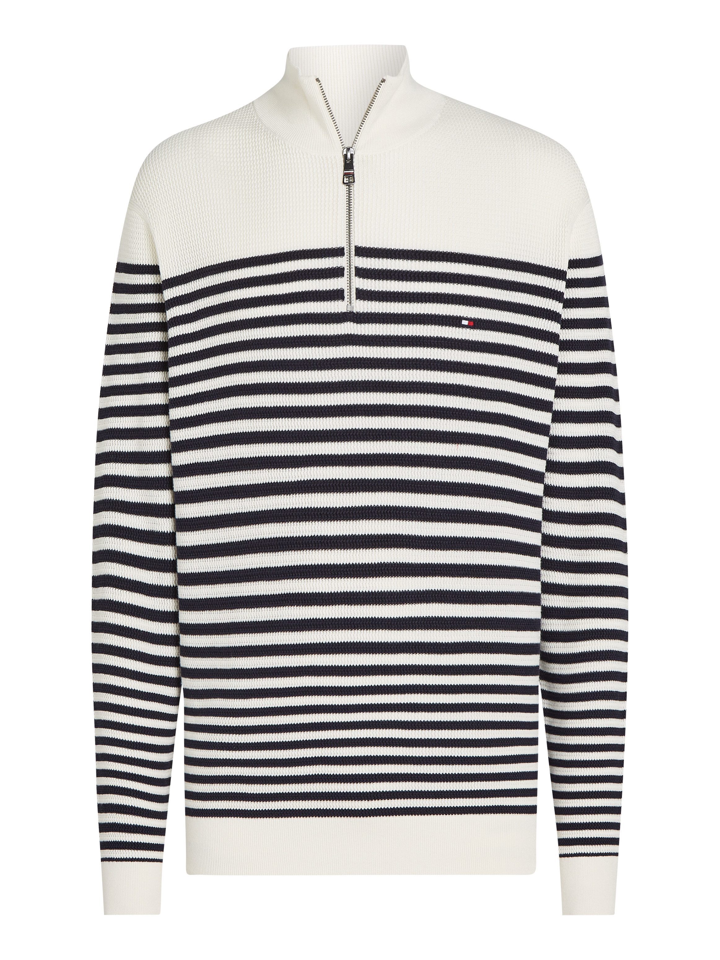 Tommy Hilfiger Troyer RACKING STRUCTURE ZIP MOCK