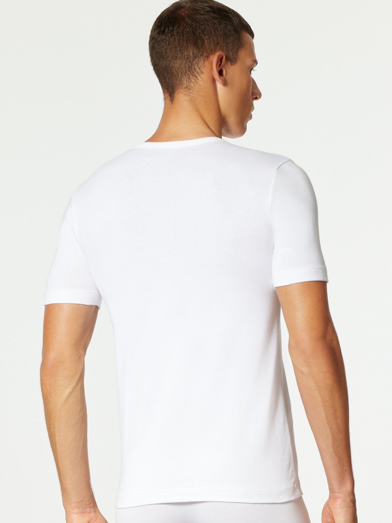 weiss Multi Schiesser T-Shirt (4-tlg)