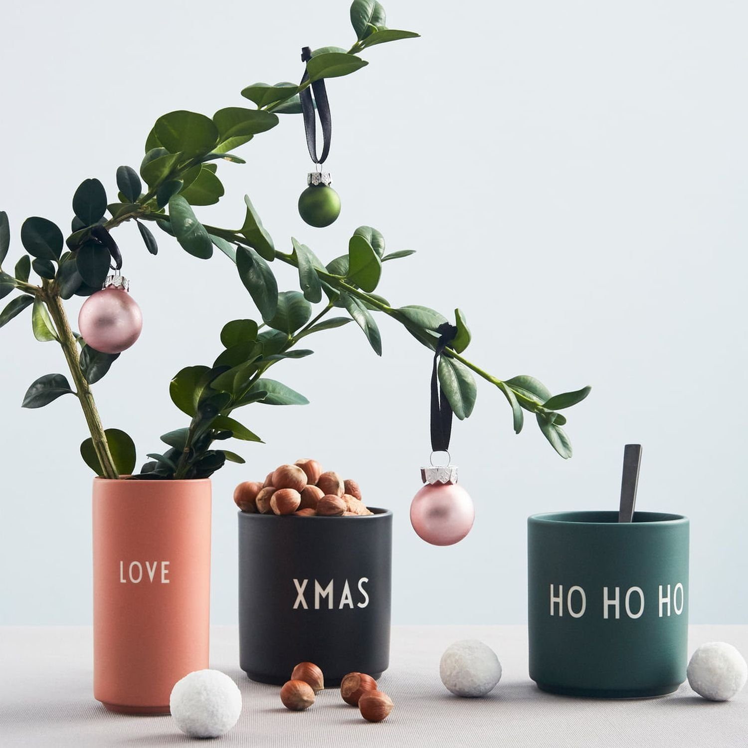 Design Letters Becher Favourite Cup HoHoHo, Porzellan