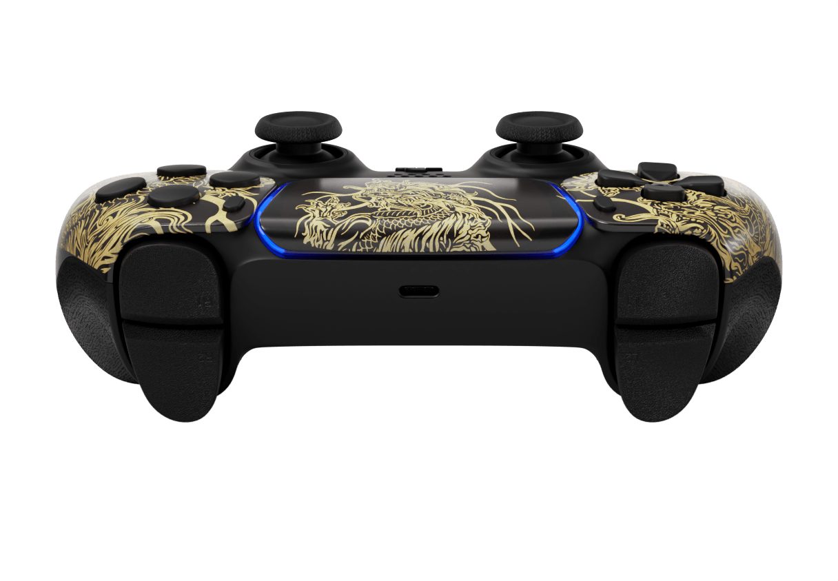 PS5 Custom 5-Controller Controller Luxcontroller Tasten, Sticks) (4 zusätzliche Design austauschbare PlayStation Paddle