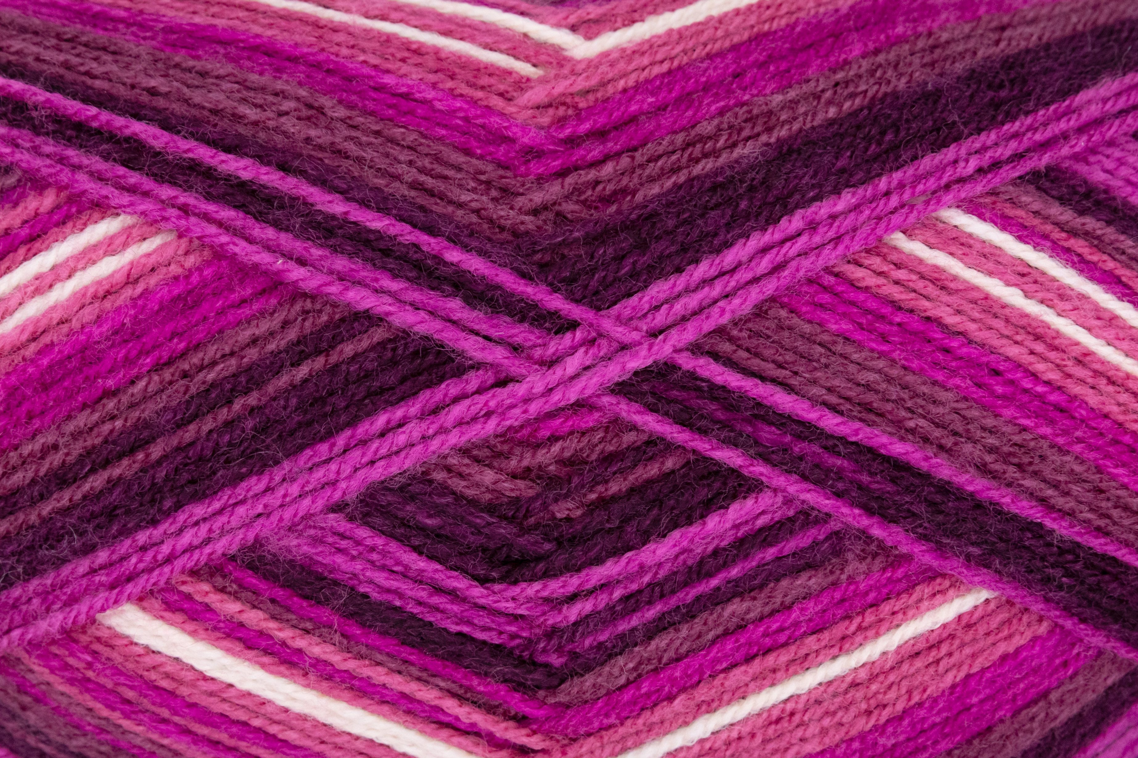 Gründl Wolle 400g Big Mamma Print Großknäuel Strickgarn Häkelwolle, 1040,00 m (Wolle zum Stricken und Häkeln, Strickwolle Handarbeitsgarn, Handstrickgarn), Woll – Bild 2 von 3