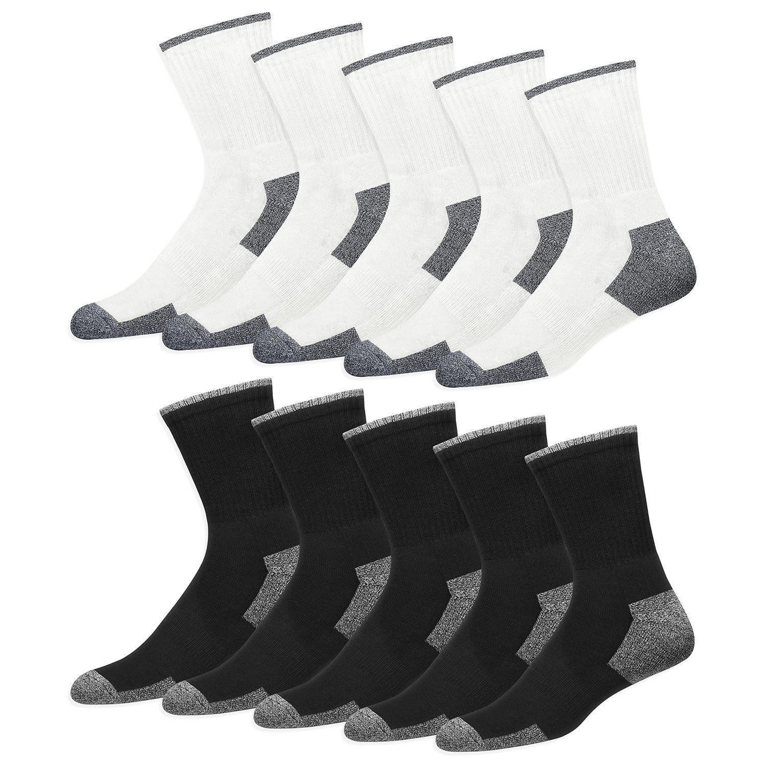 LuxusKollektion Sportsocken Herren Sportsocken 10 Paar Multipack Crew Mehrfarbig