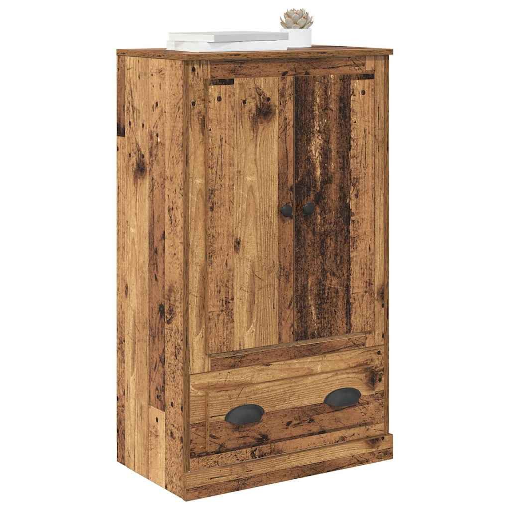 vidaXL Highboard Highboard Altholz 60 x 35,5 x 103,5 cm Holzwerkstoff (1 St)