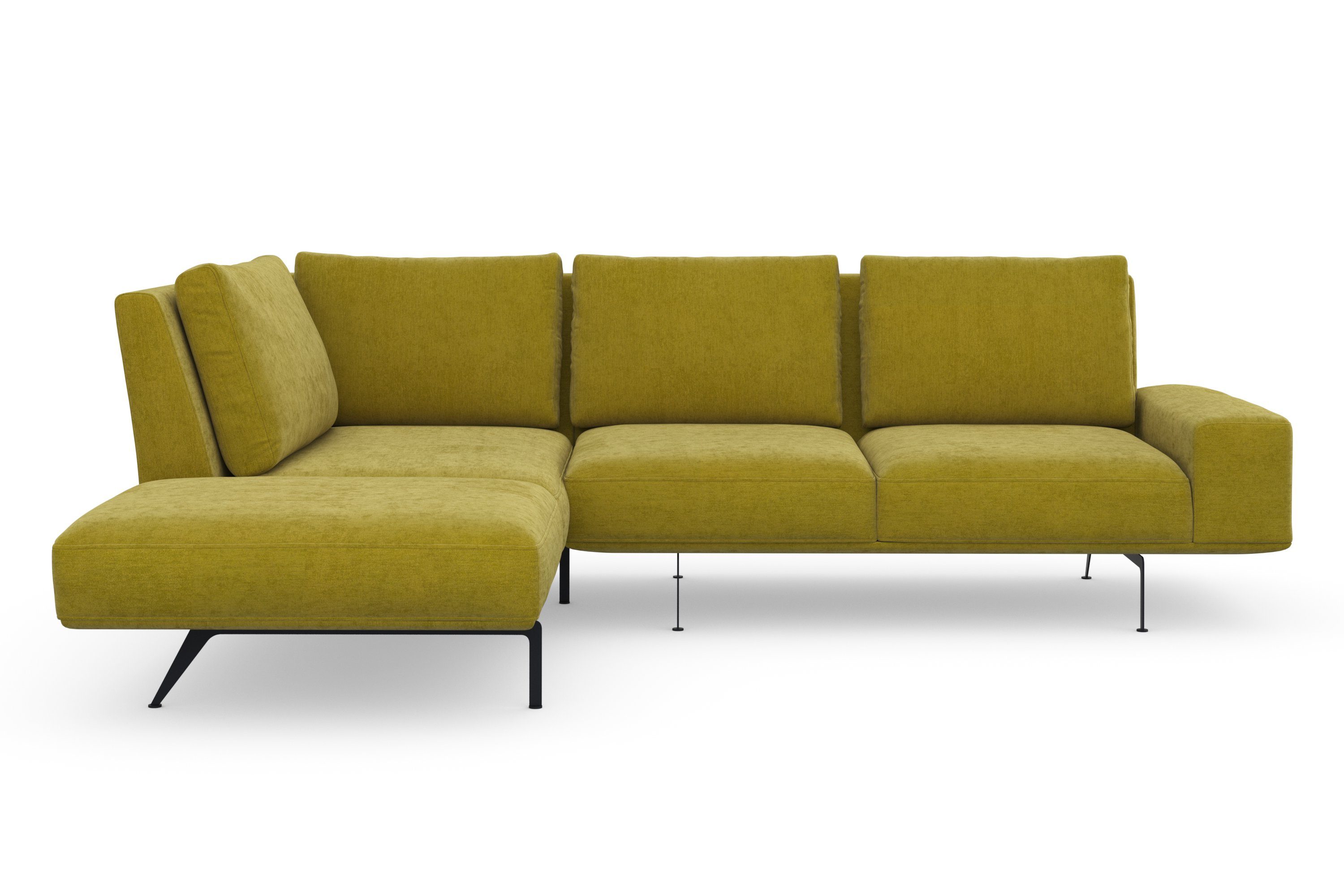 machalke® Ecksofa, mit schöner Bodenfreiheit