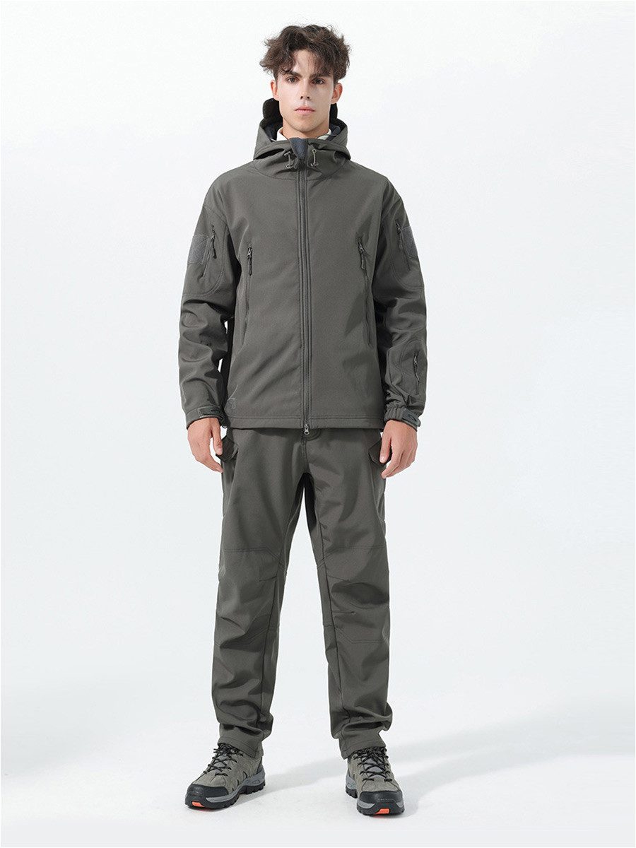 YOUTHUP Freizeitanzug, Herren winddichter, warmer Outdoor-Anzug günstig online kaufen