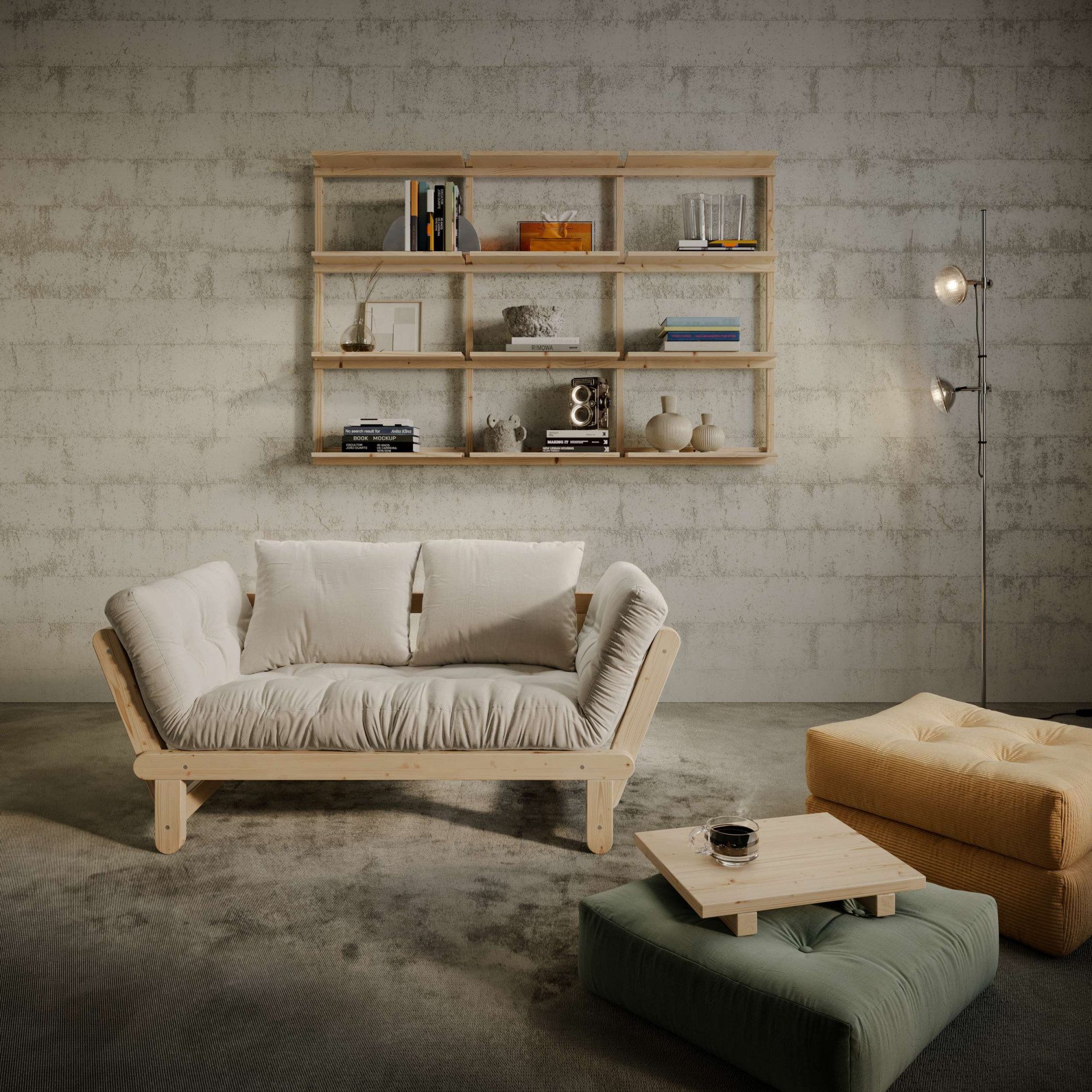 Karup Design Wandregal Groove Shelving Big, Wandregal, Aufbewahrung, Deko, Platzsparend, inkl. 12 Abnehmbare Regalböden aus FSC®-zertifiziertem Massivholz