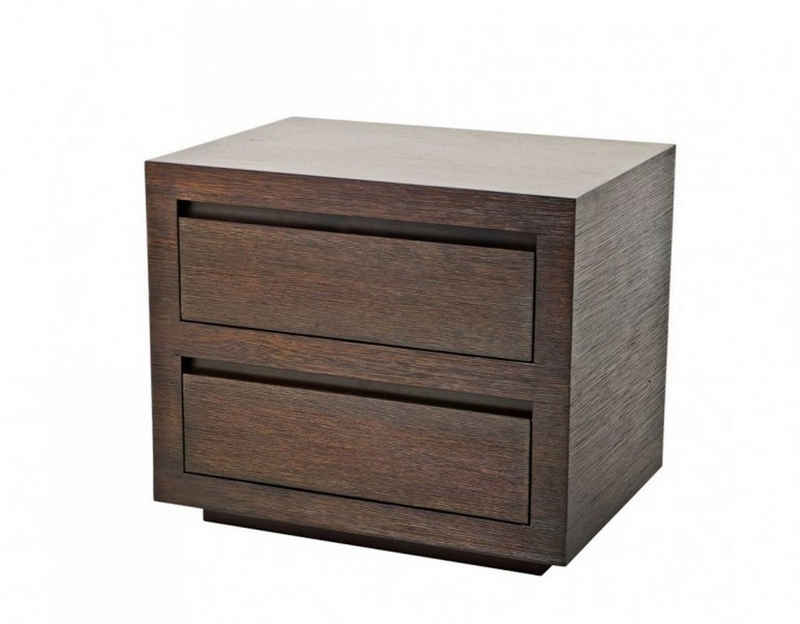 Casa Padrino Stauraumschrank Luxus Mahagoni Schrank mit 2 Schubladen 62 x 45 x H. 53 cm - Luxus Kollektion