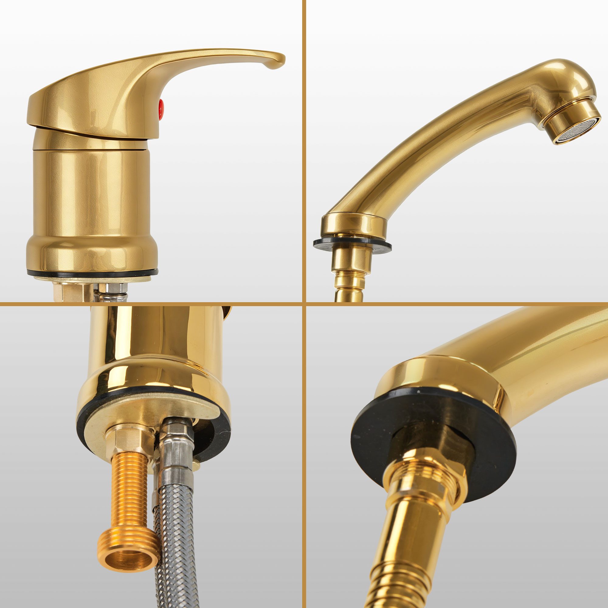 Barberpub Handbrause Barberpub Friseurarmatur mit Handbrause WH8005, für Waschbecken 8611 8675 8010 8670 8692 8620 8679