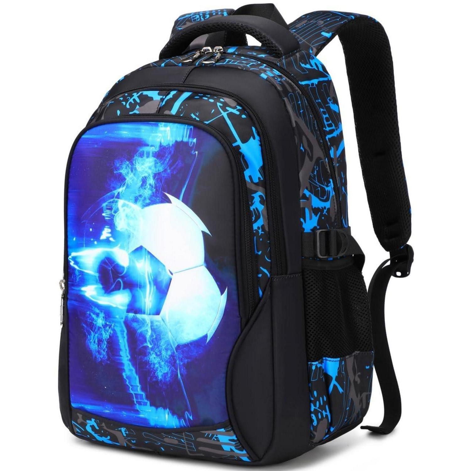 LuxusKollektion Schulrucksack Schulrucksack Jungen Camo Fußball 18 Zoll